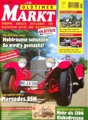 Oldtimer Markt 10/1998